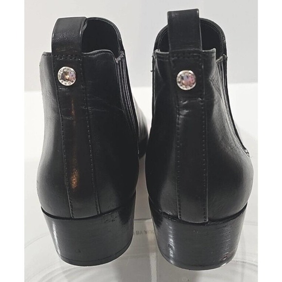 Michael Kors ~Woman Size 6.5~ Black Leather Booties Pull-On. - Picture 4 of 12